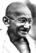 Mahatma Gandhi Smiling