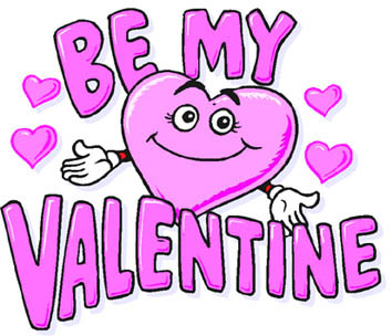 valentine heart clipart pink be mine valentine
