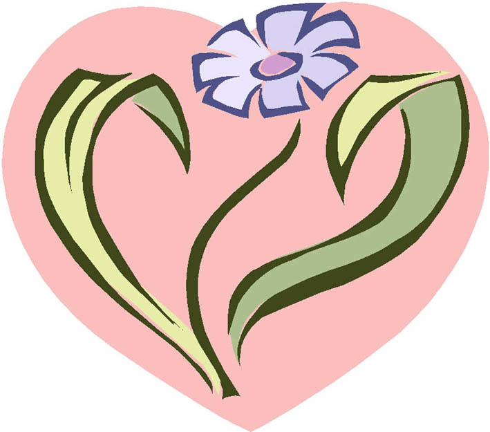 imagenes de amor pink heart flower