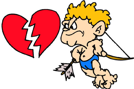 cupid graphics annoyed cupid broken heart love