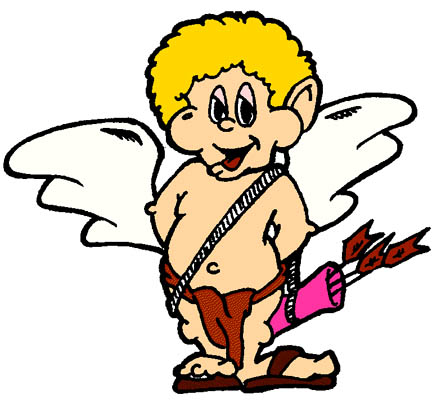 cupid graphics dorky cupid standing