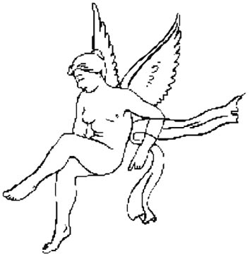 female cupid sketch naked