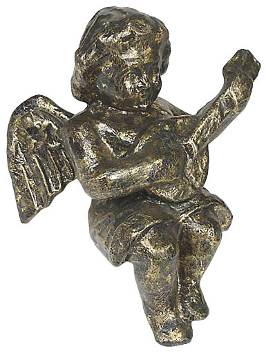 metal cupid with guitar