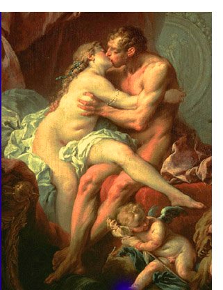 making love old painting oil couple having sex