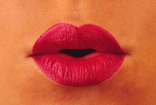 Love Tips - womans lips mouth red lipstick closeup photo